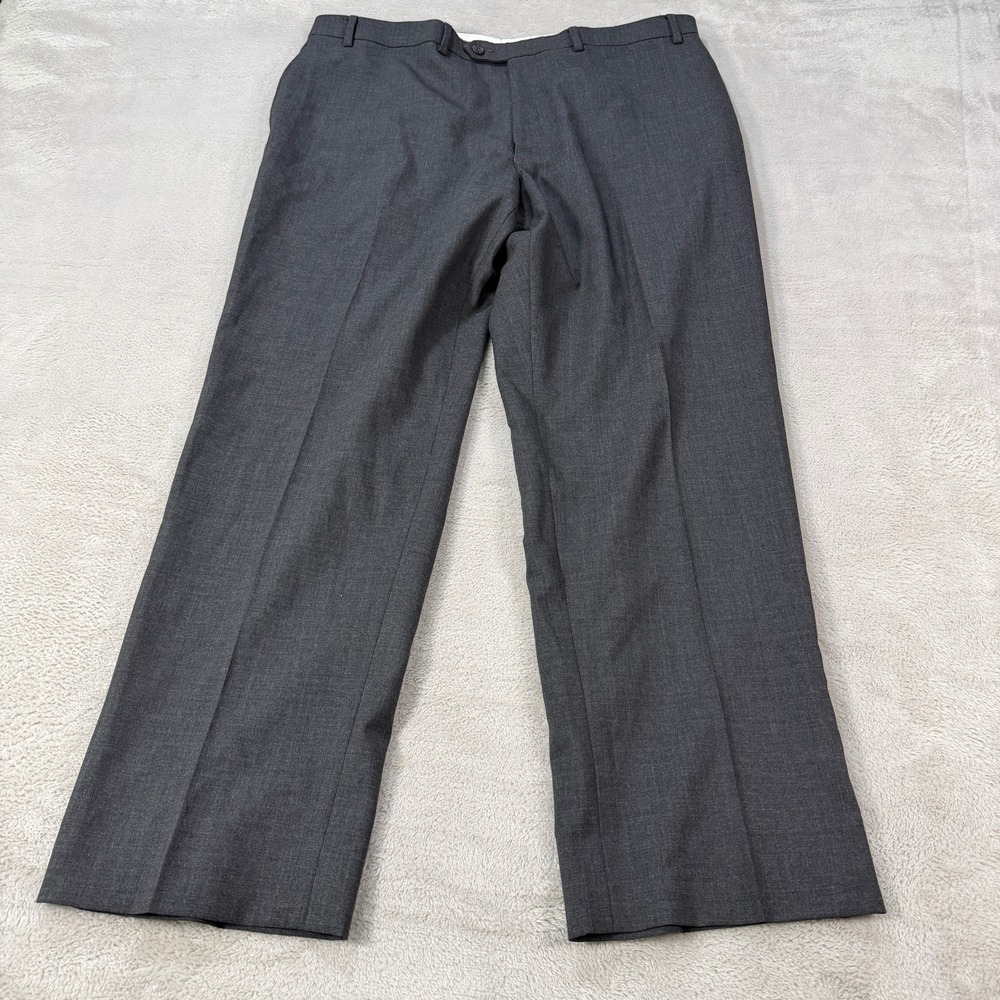 Lauren Ralph Lauren Mens 38x30 Grey Wool Total Comfort Dress Pants Classic Fit